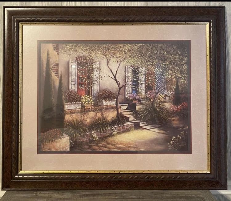 Vintage Home Interiors Framed Print