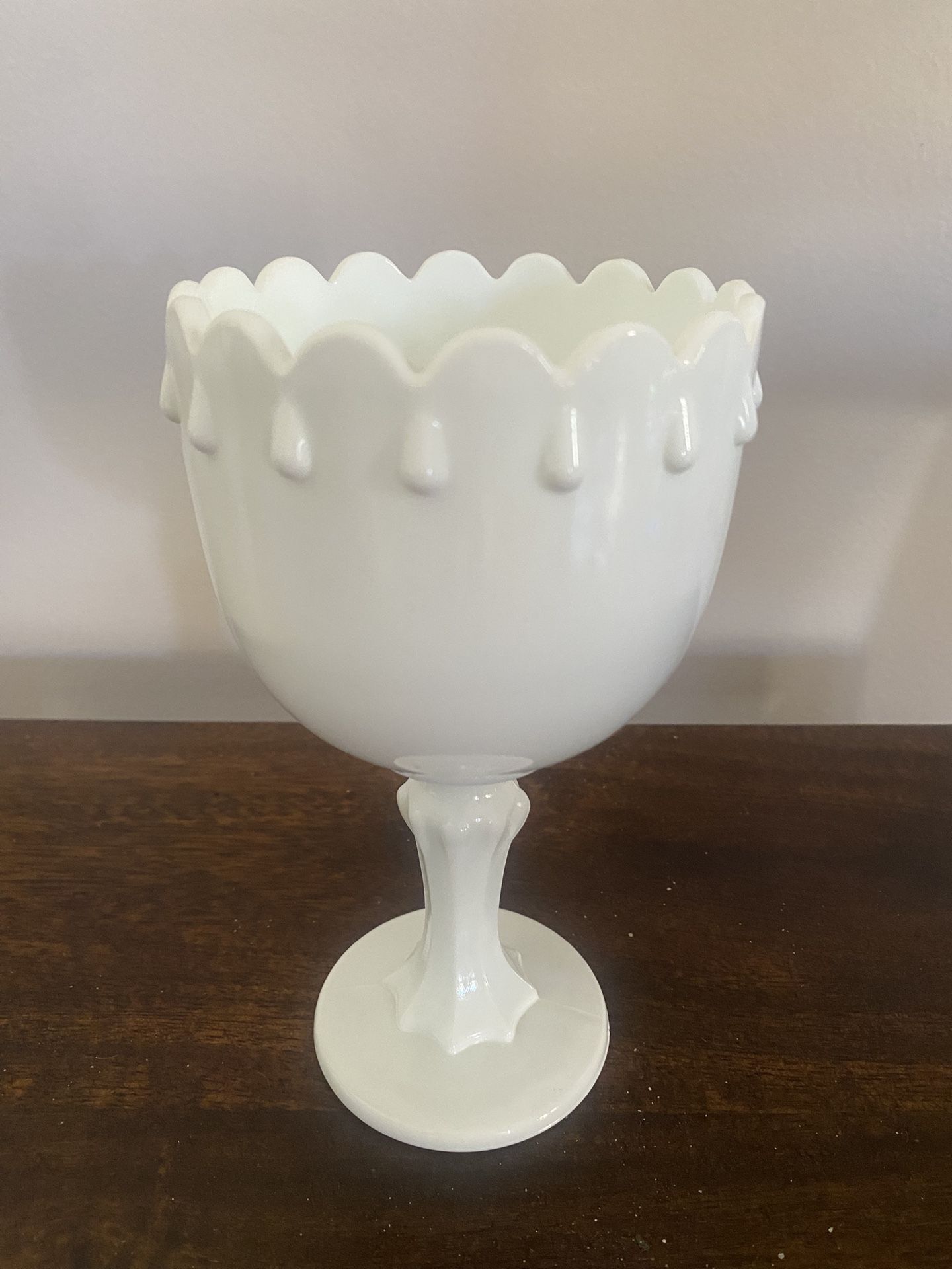 Vintage Indiana Milk Glass Compote