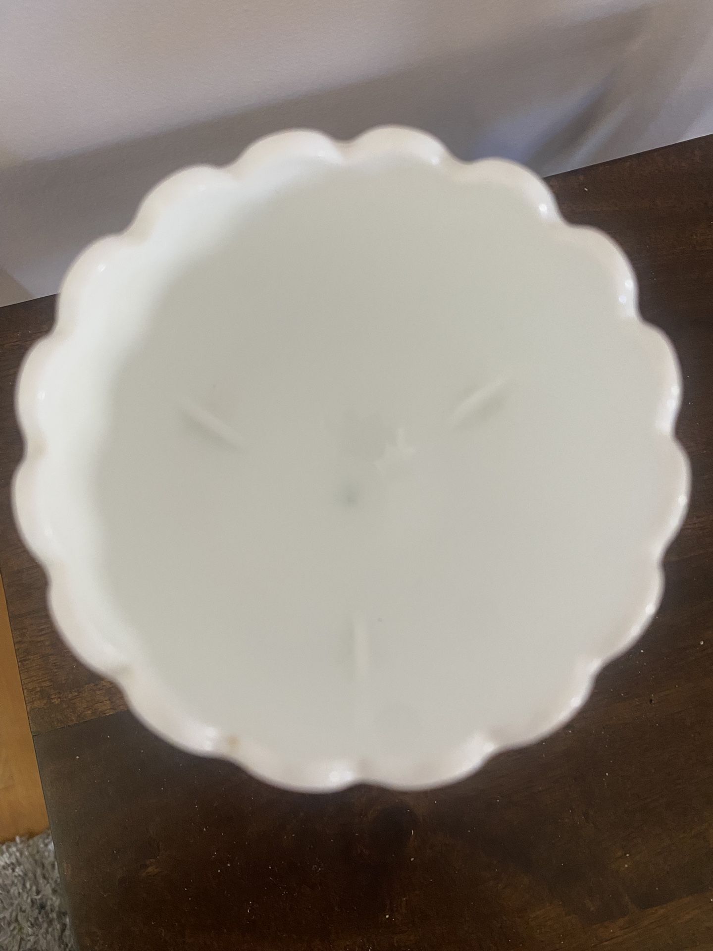 Vintage Indiana Milk Glass Compote - photo 3