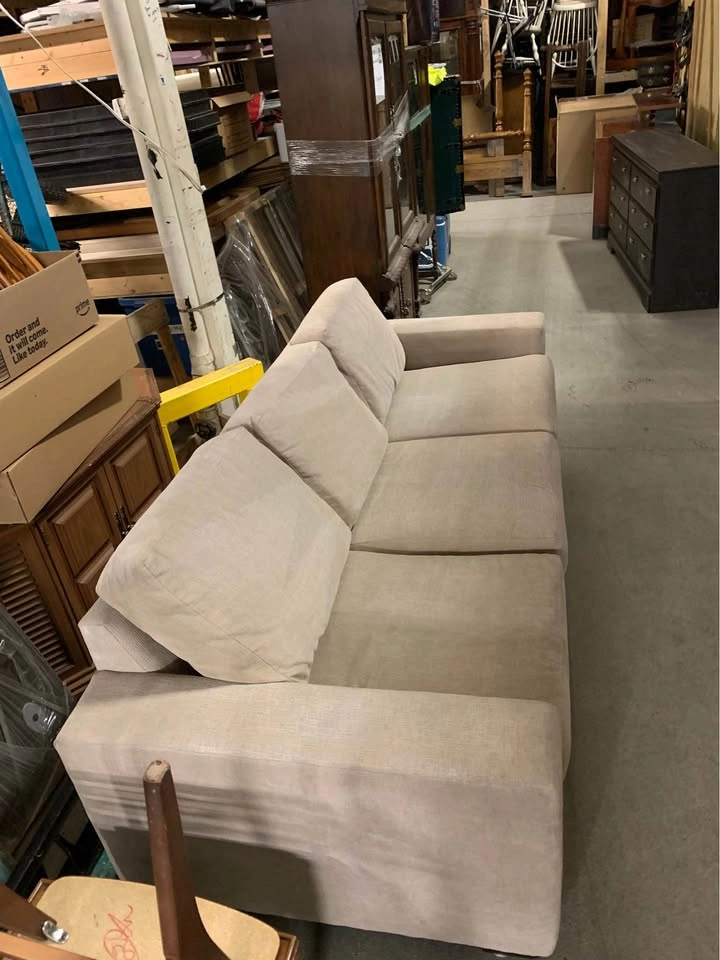 Modern Beige Large Couch - photo 3