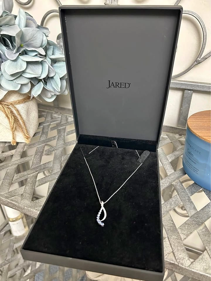 Sapphire/Diamond necklace from Jared