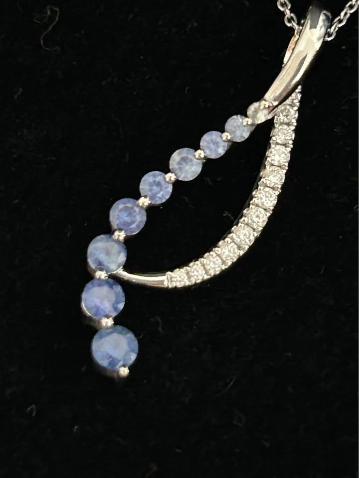 Sapphire/Diamond necklace from Jared - photo 3
