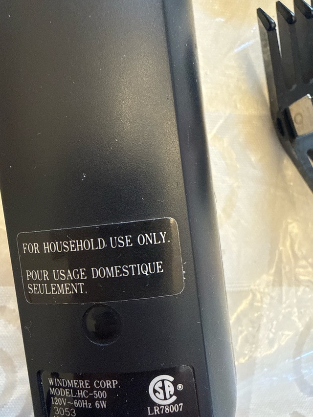 Windmere Hair Clipper (great condition) - photo 4