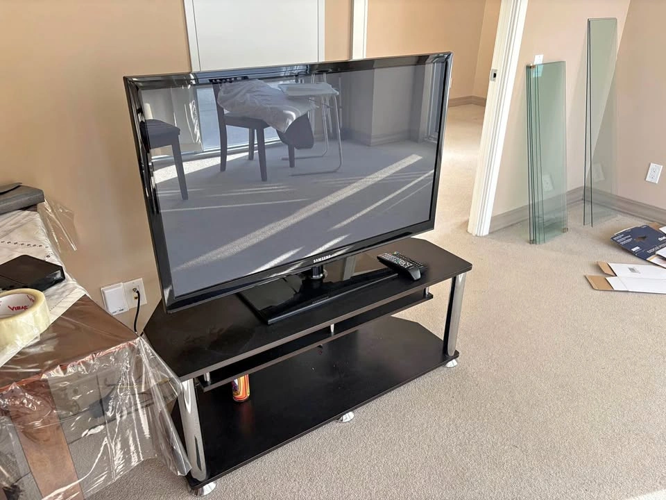 Samsung 43-inch Plasma HDTV with TV Stand