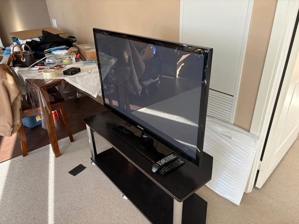 Samsung 43-inch Plasma HDTV with TV Stand - photo 2