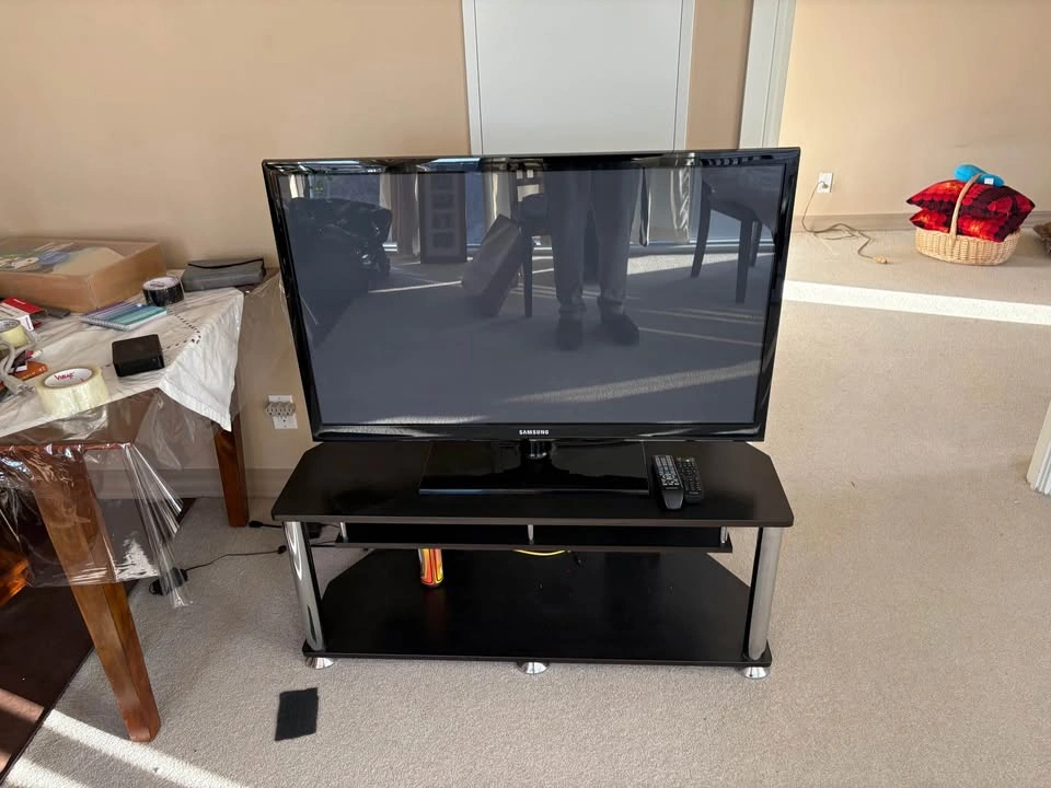 Samsung 43-inch Plasma HDTV with TV Stand - photo 3