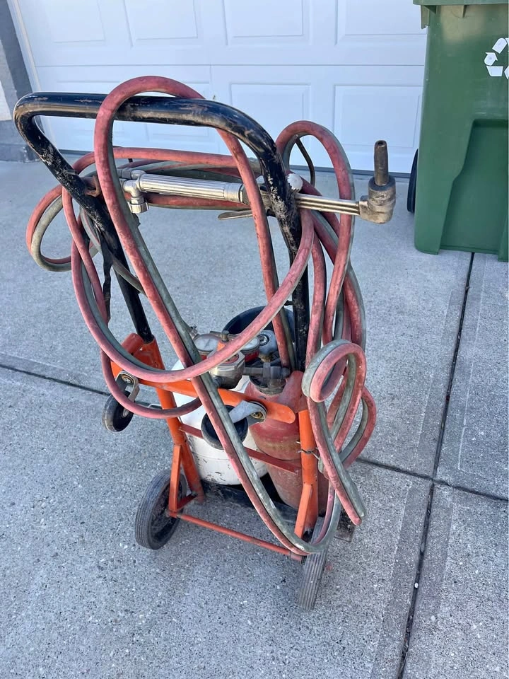 Smith Little Torch Propane/Oxygen Caddy