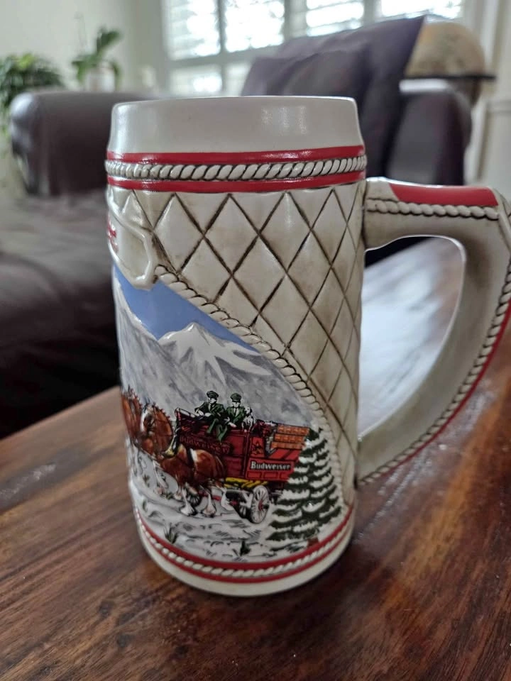 Budweiser Stein "A" Series Made by Ceramarte