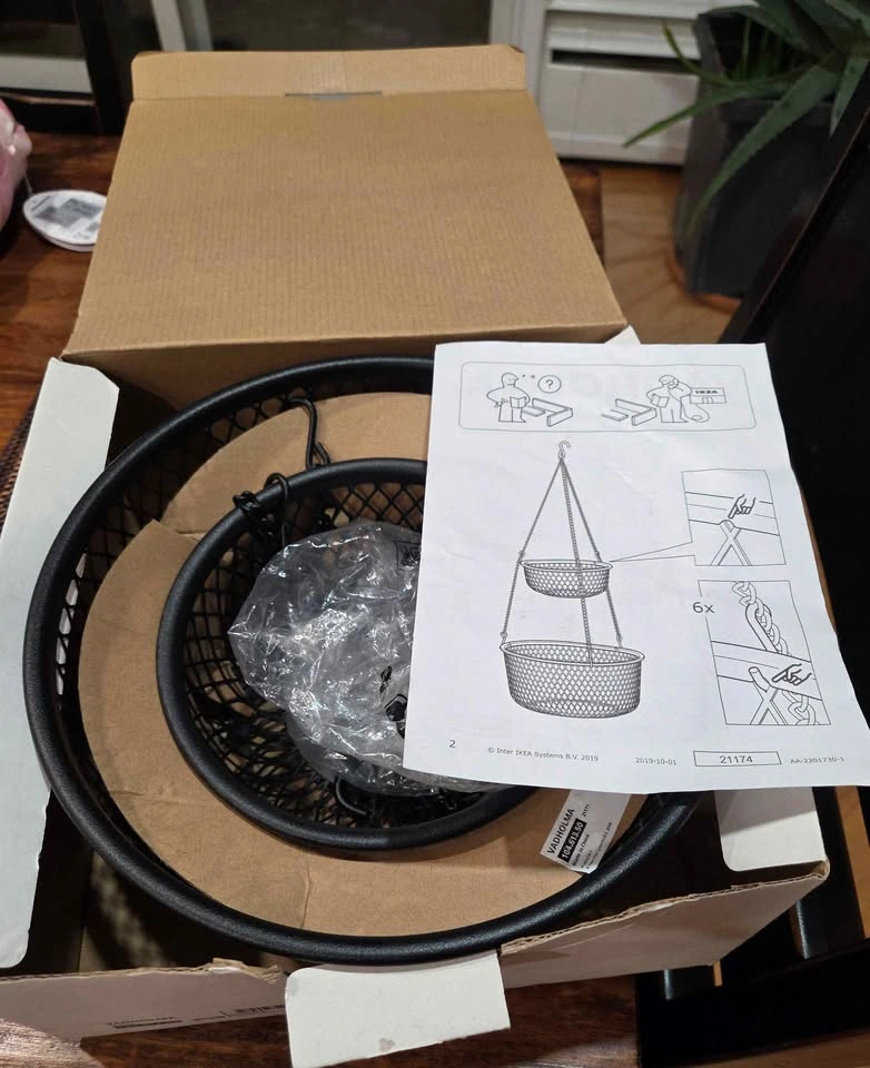 Ikea Hanging Wire Baskets - New in Box - photo 3
