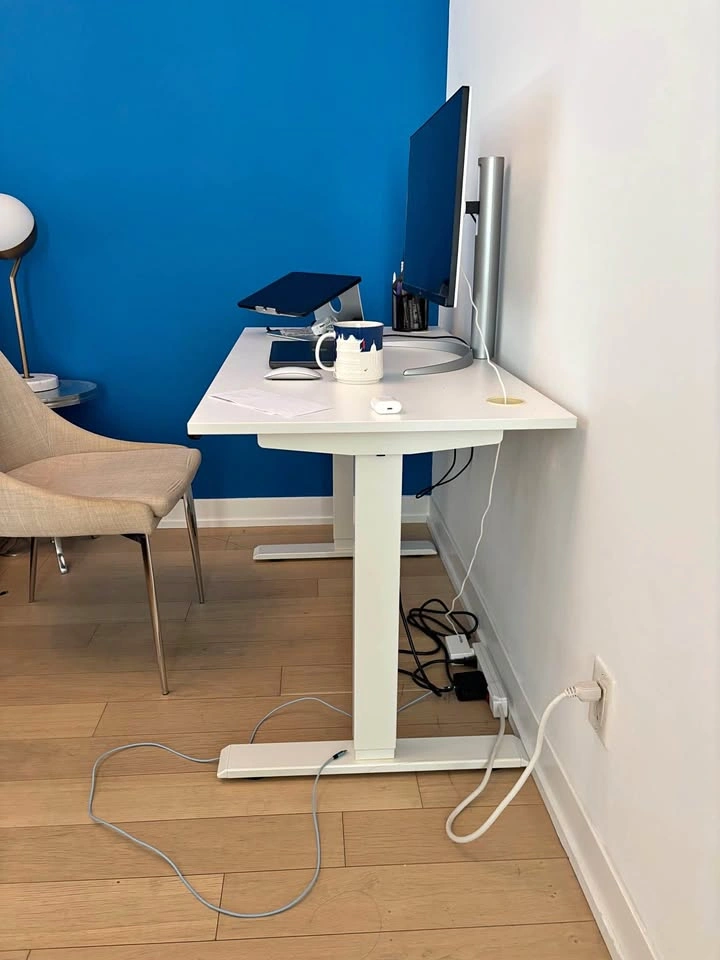 White Standing Desk