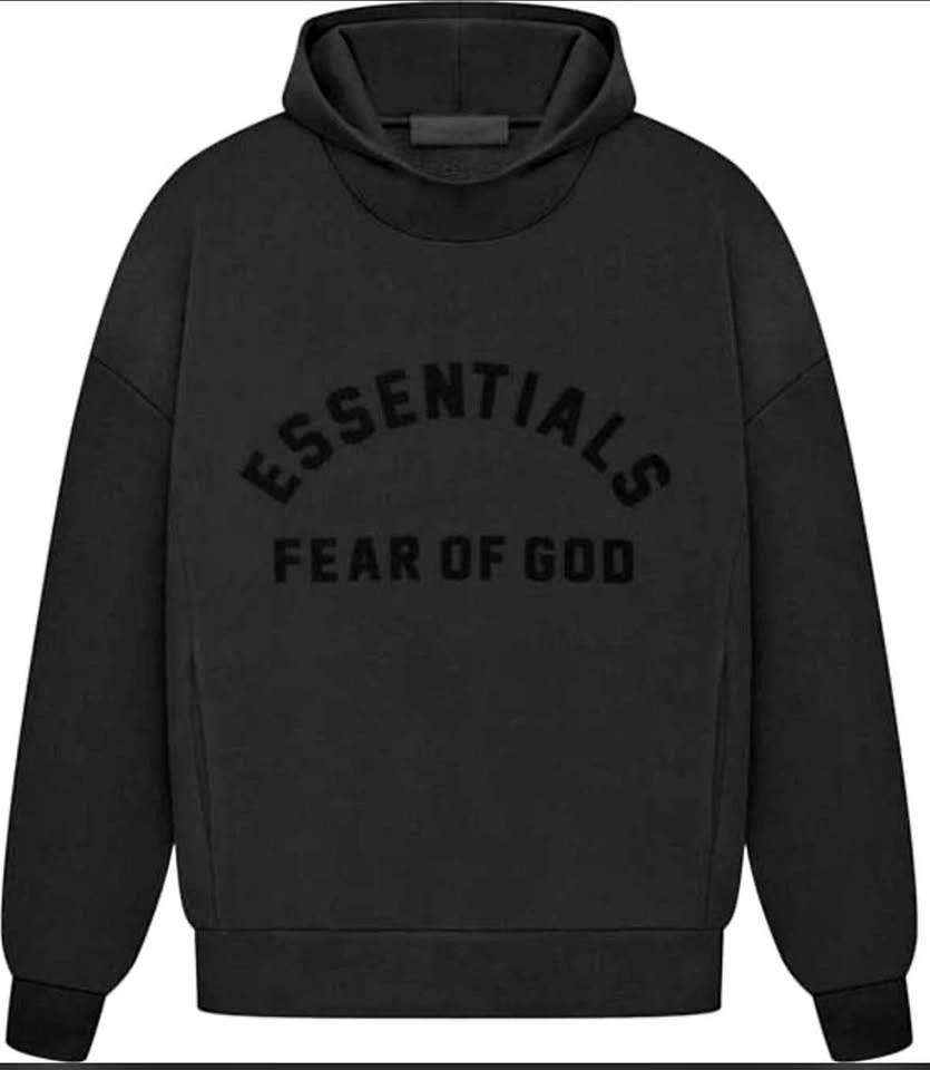 Fear of God Essentials Hoodie Jet Black