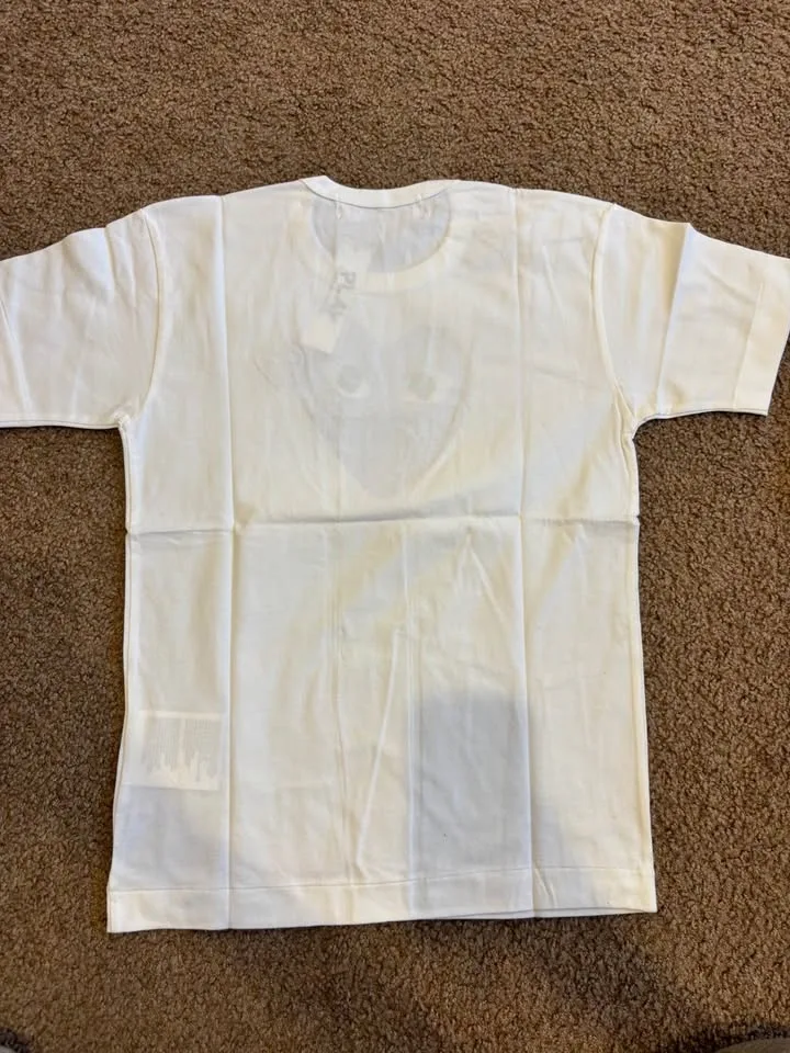 Comme des garçons white tee with Purple Heart - photo 2