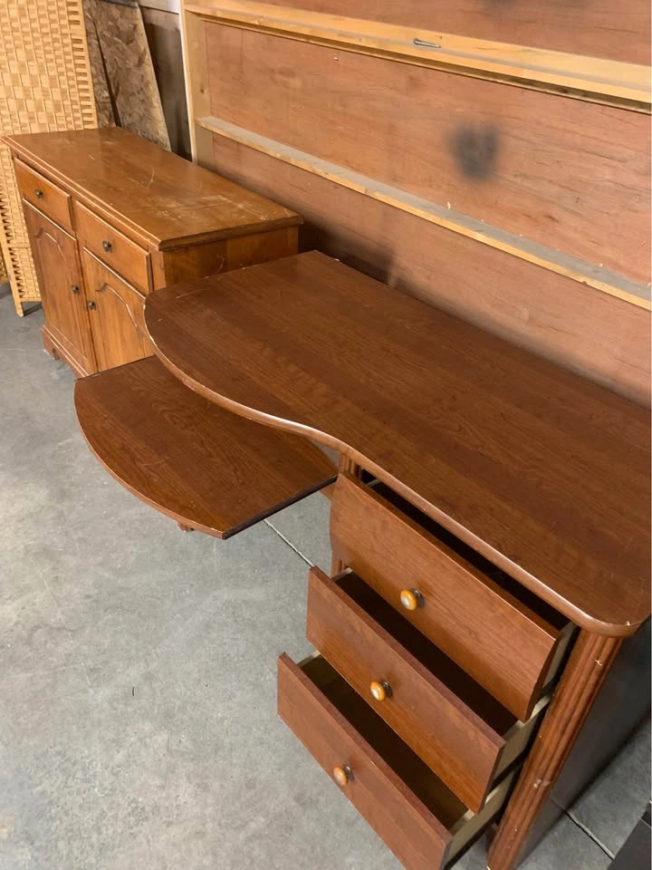 Wood Computer Desk - Good Shape - photo 2
