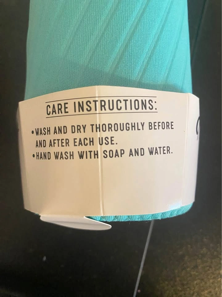 MASONTOPS Glass Water Bottle w/ Turquoise Neoprene Sleeve - photo 4