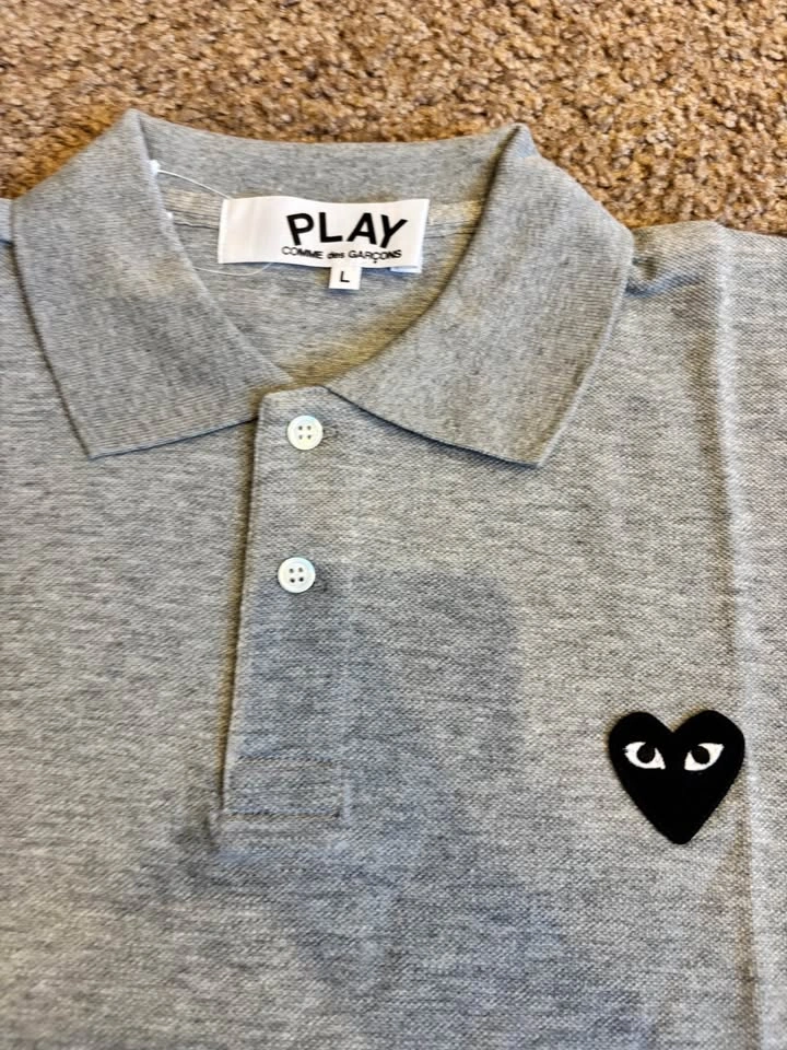 Comme des garçons gray polo - photo 3