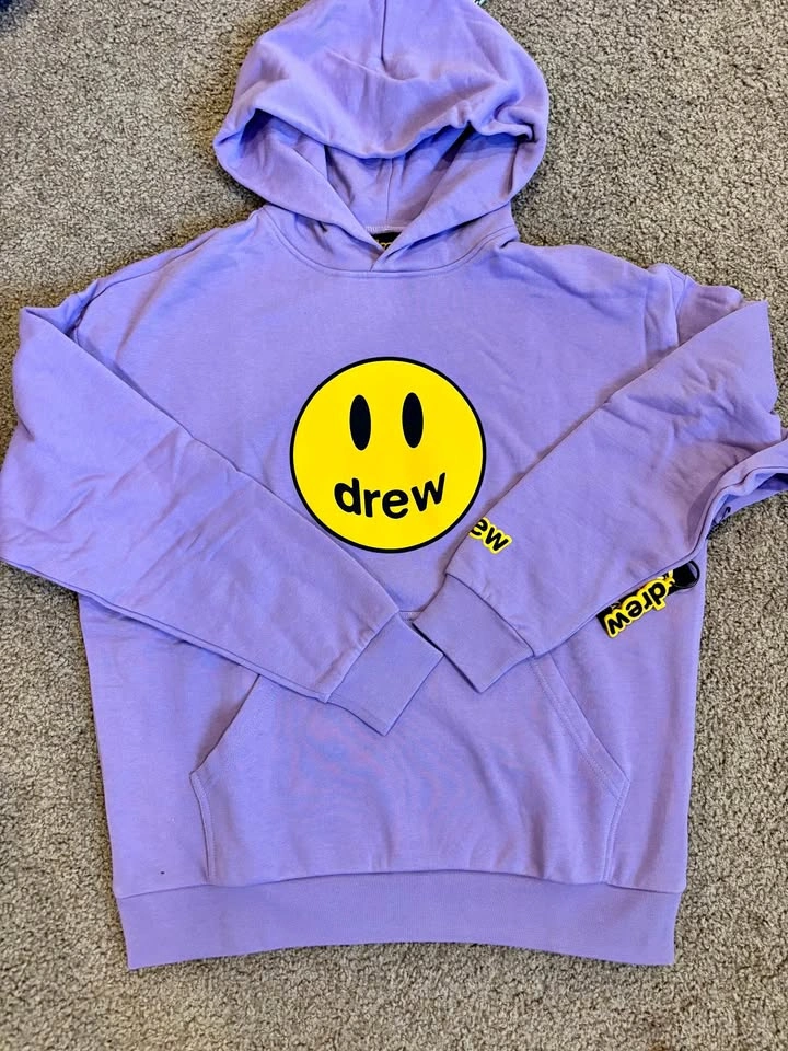 Drew house hoodie purple