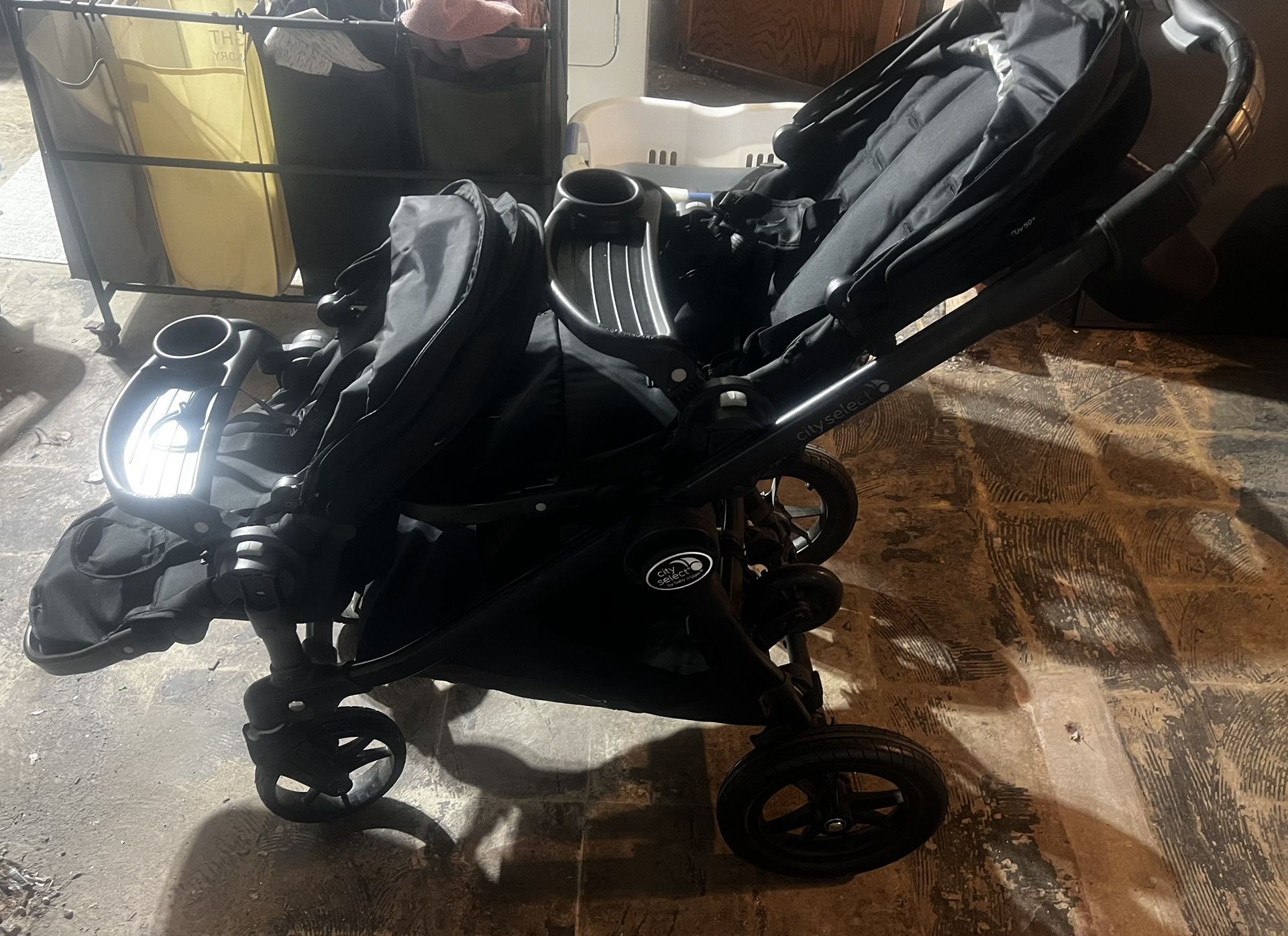 Baby Jogger City Select Double Stroller w/ Glider Board