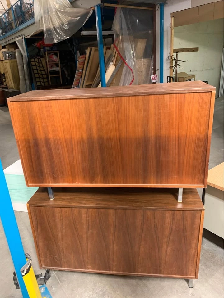 2 Wood Shelving Units - photo 2