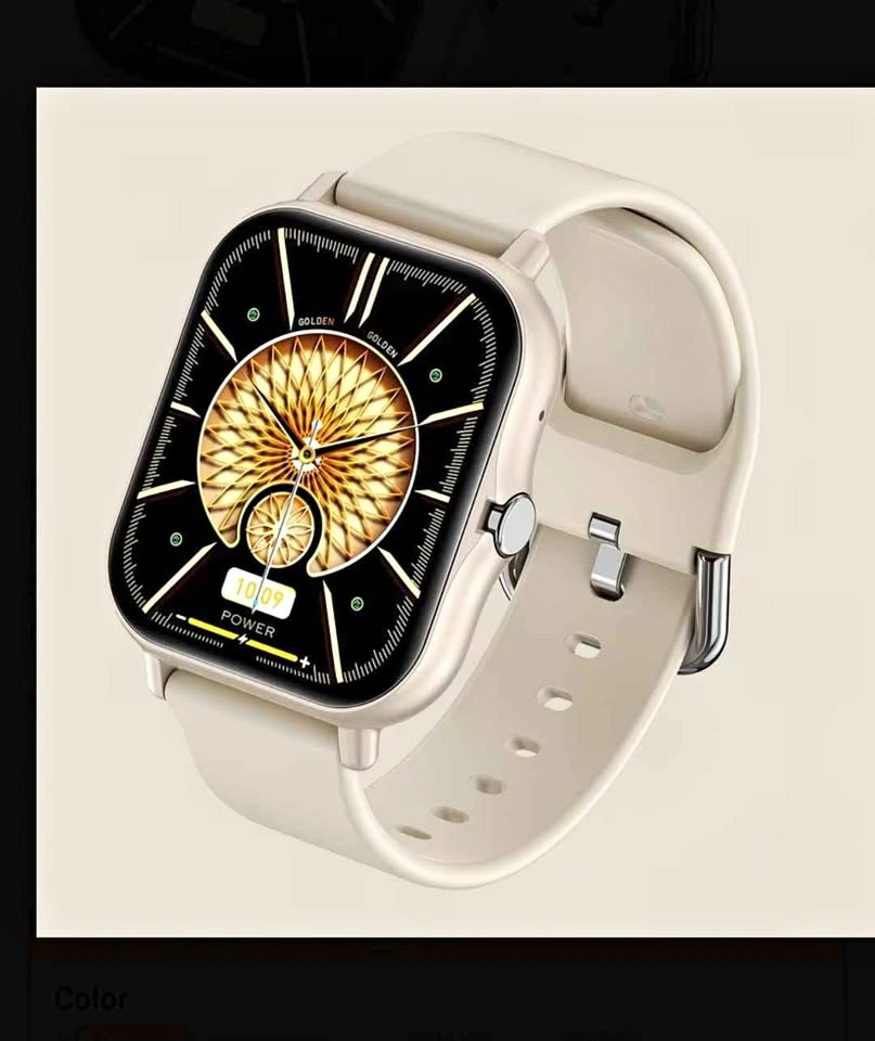1.83 inch Large Screen Smartwatch - Cream Pink Black