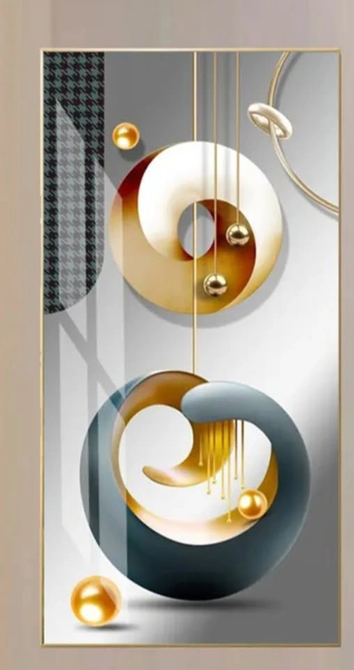 Crystal Porcelain Art Boards 50x70cm - Aluminum Frame - Modern W
