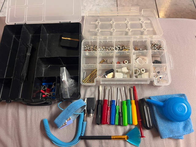 Good condition Storage Case with Tools for Computer Repair