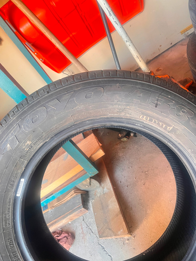Good condition 2 tires Open Country Toyo A38- 225/65/17 - photo 2