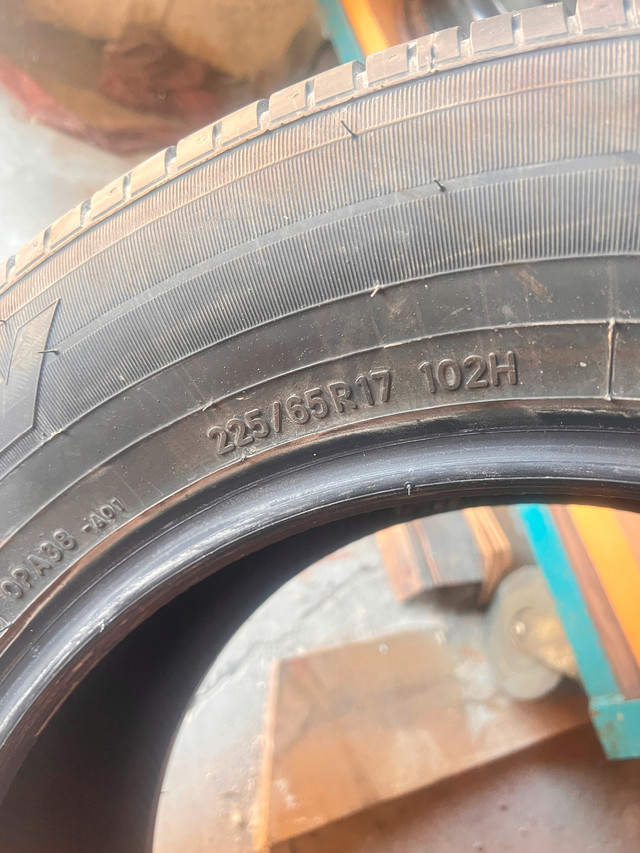 Good condition 2 tires Open Country Toyo A38- 225/65/17 - photo 4