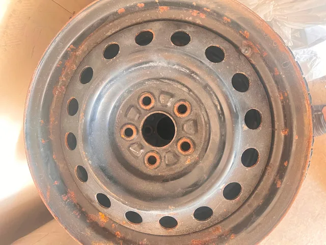 Good set 4 Black Steel Rims 15" thumbnail