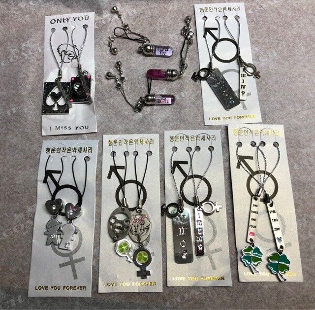 Cellphone Charm with Hand Crafted Words on Rice