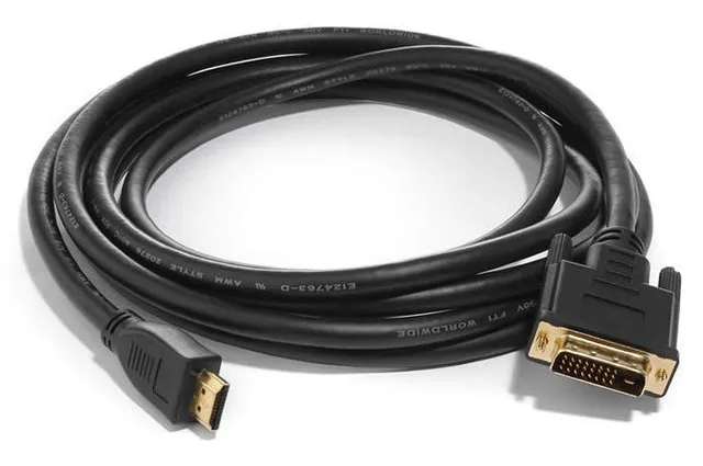 New Heavy Duty 15Ft Gold DVI To HDMI Cable thumbnail