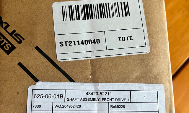 New OEM Left Front Axle Shaft Assembly Toyota Yaris 2007-2014 - photo 5