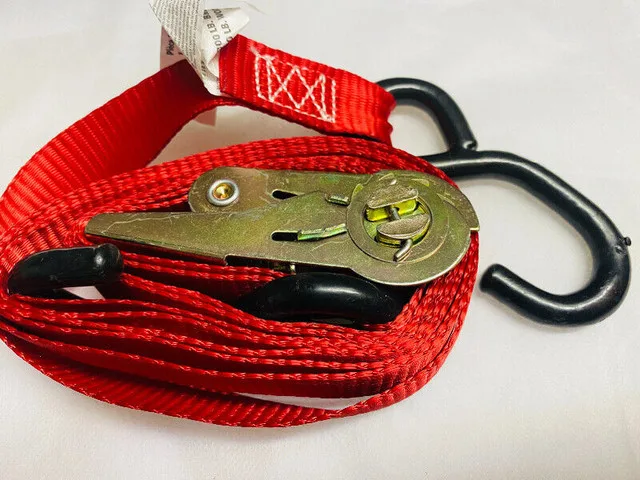 New Ratchet Tie Down Strap 1” x 10ft (600lbs load) thumbnail