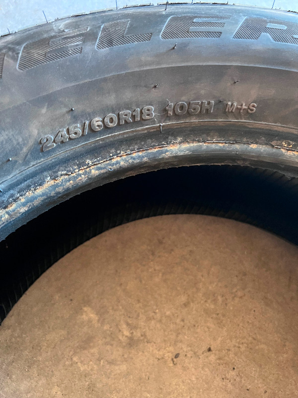 Good condition 1 Tire Bridgestone Dueler AS-245/60/18 - photo 3