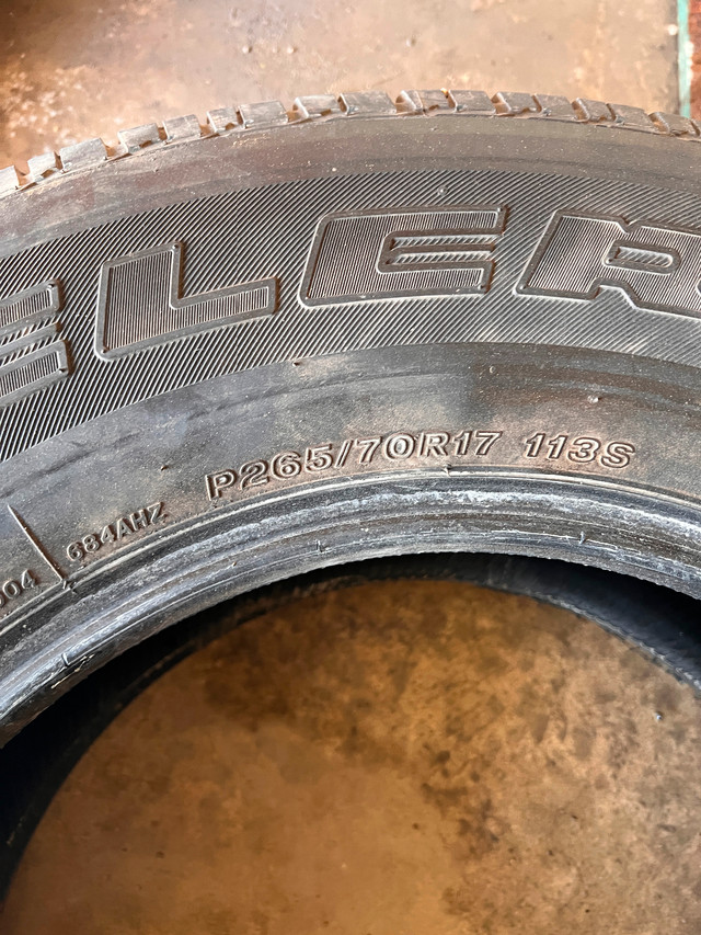 Good condition 4 Tires Bridgestone Dueler H/T 684 - photo 3