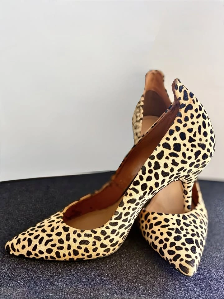 Topshop Shoes Leopard Print Stiletto Heels Size 39 (Fit 8.5–9) - photo 2