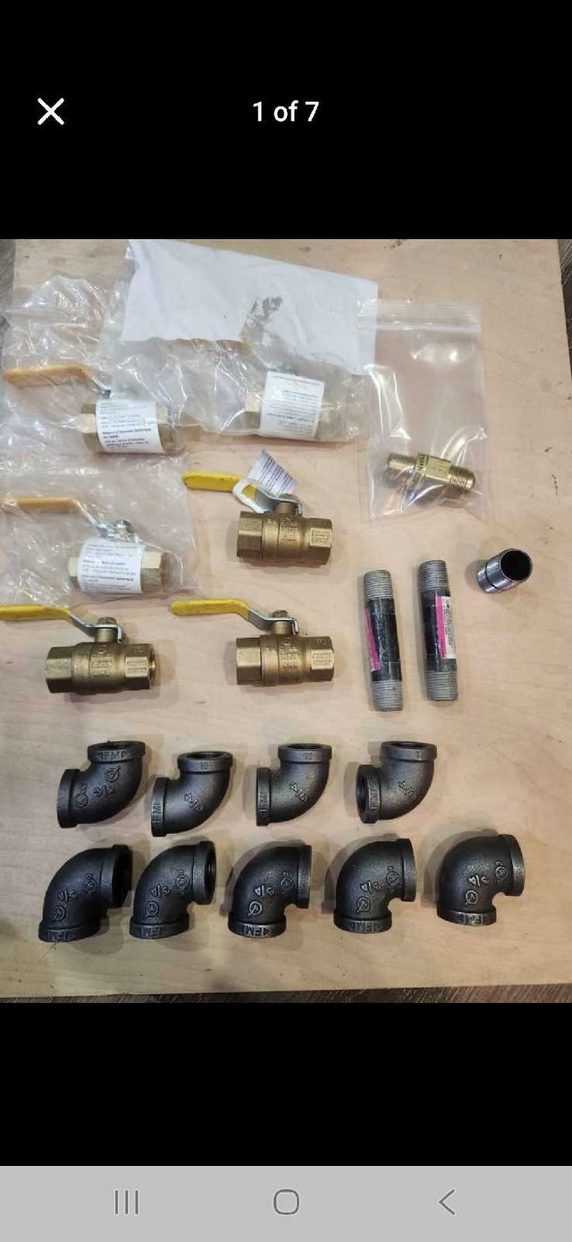 Plumbing Fittings Lot Brass Valves Elbows NEW