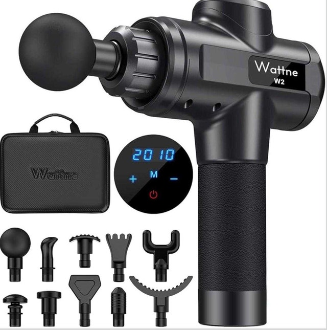 Massage Gun Deep Tissue Percussion Massager 10 Heads