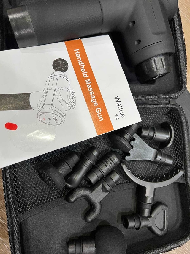 Massage Gun Deep Tissue Percussion Massager 10 Heads - photo 4