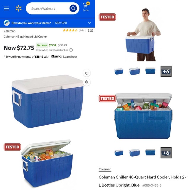 ✴️ Coleman Cooler 48 quart, Mint Condition - photo 2