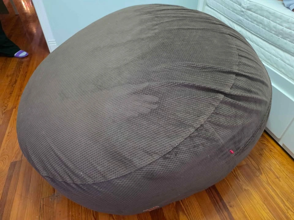 CordaRoy's Convertible Bean Bag Chair / Queen Bed - Brown - photo 3