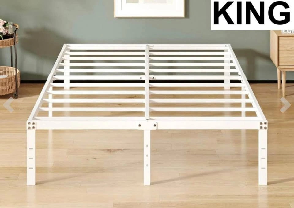 Upcanso Heavy Duty Metal Platform Bed Frame - King Size 16''