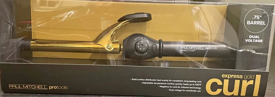 NEW Paul Mitchell Pro Tools Express Gold Curl - .75” Barrel