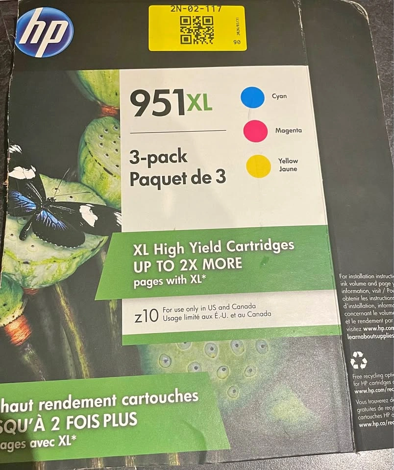 HP Ink 951XL 3 Pack