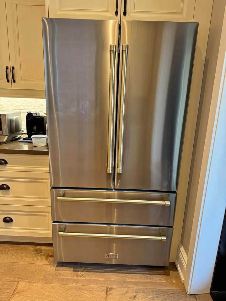 ZLINE Autograph Edition 36 in. 22.5 cu. ft. French Door Refriger