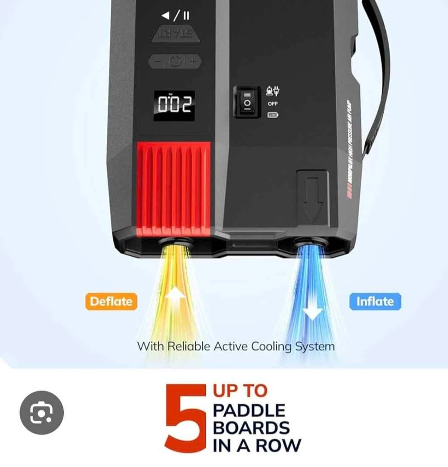 Morpilot 20PSI SUP Air Pump for Paddle Boards - photo 3