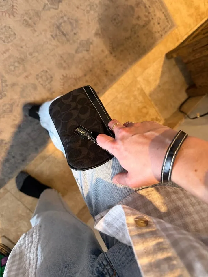 Black Coach Wristlet - photo 2