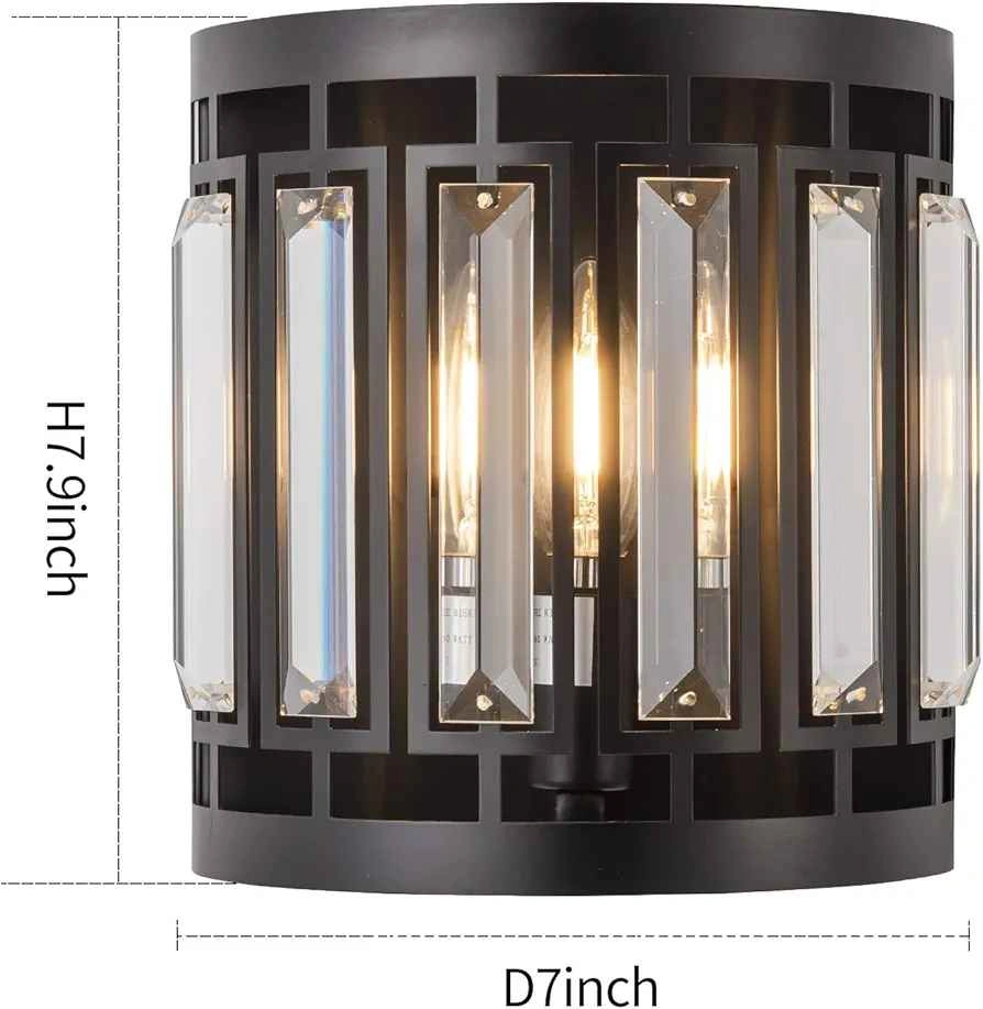 Modern Crystal Wall Sconce 1xE26 - photo 2