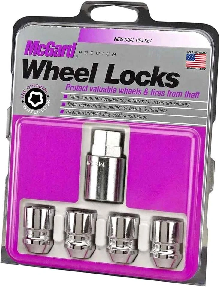 McGard 24157 Chrome Cone Seat Wheel Locks