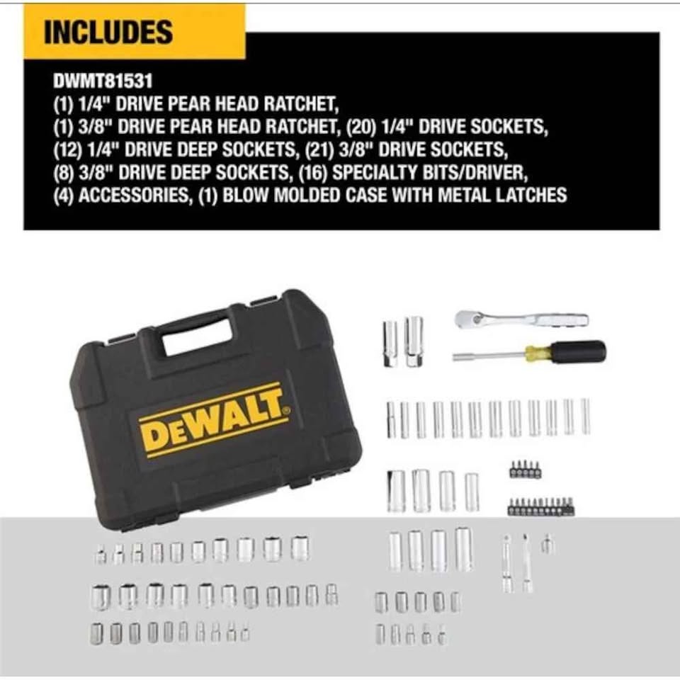DEWALT Mechanics Tool Set with Case (84-Piece) - photo 4