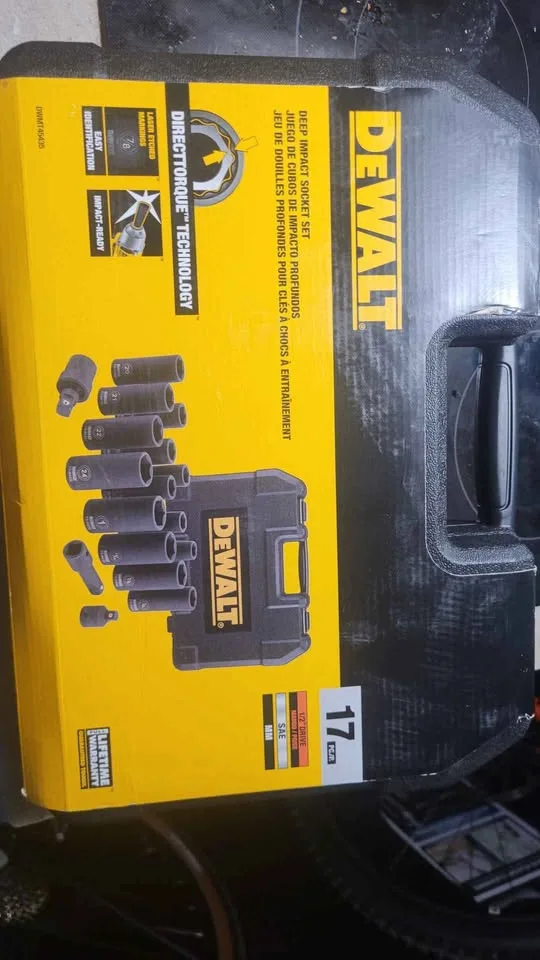 DEWALT 17PC Mixed SAE/MM Deep Impact Socket Set image indicator(3)